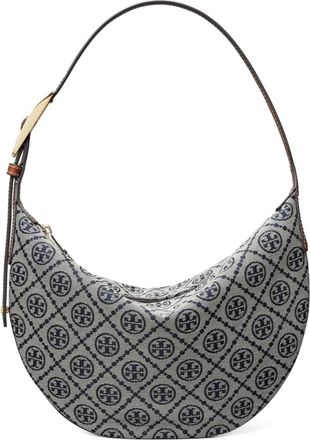 Tory Burch Borsa a spalla T-Monogram - Grigio