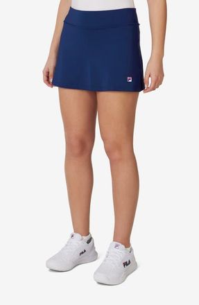 Fila Tennis Essential A-Line Skort in Navy at Nordstrom, Size X-Large