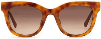 Fossil 51mm Gradient Cat Eye Sunglasses in Light Havana/brown Sf at Nordstrom