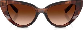 Dolce & Gabbana Eyewear Occhiali cat-eye in acetato - Marrone