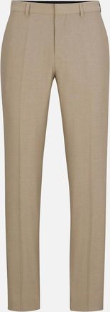 HUGO BOSS Mens H-Leon-MM-C-224 Trousers - White - Size: Regular/40/40/32