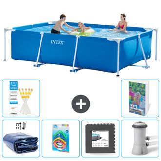 Intex Piscina Con Estructura Rectangular - 300x200x75 Cm - 7-piezas S3