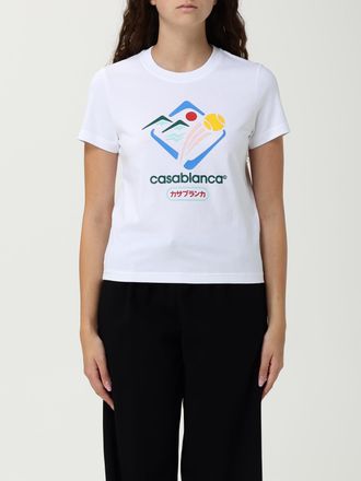 Casablanca T-shirt Casablanca in cotone organico con stampa logo