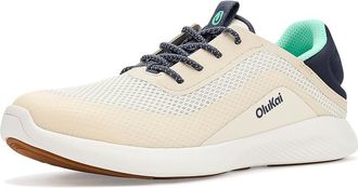 Olukai Kialoa Womens Shoes White Sand/Bright White : 7.5 B - Medium, Textile