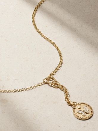 Foundrae Collana In Oro 18 Carati Con Diamanti Reverie Small