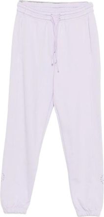 adidas by Stella McCartney Drawstring Trainingsbroek - Dames - Trainingsbroeken - Paars - M - Katoen - Fitness