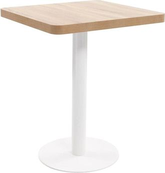 vidaXL Tavolo da Bistrot Marrone Chiaro 60x60 cm in mdf - Vidaxl