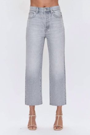 Pistola Denim Cassie Crop Super High-Rise Straight Jeans In Enigma