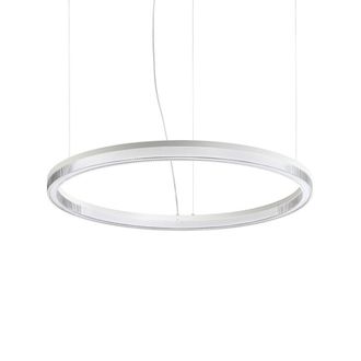 Netlighting Crown 80cm Integrated LED Pendant Ceiling Light White 4300lm 3000K