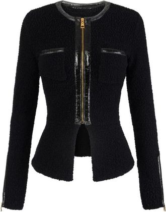 Elisabetta Franchi Dames, Truien, Zwart, Maat: XS Vinyl