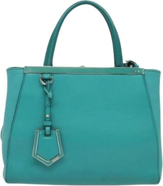 Fendi Pre-owned Handbags, female, Green, Size: ONE SIZE Pre-owned Vintage Handbag