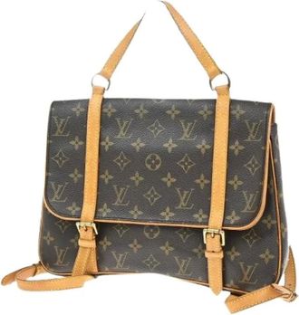 Louis Vuitton Pre-owned Backpacks, female, Brown, Size: ONE SIZE Pre-owned Vintage Backpack