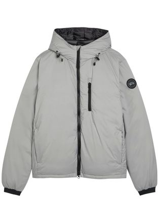 Canada Goose Lodge Hooded Ripstop Shell Jacket - Grey - Xxl