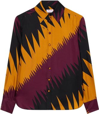 Pucci Drago-print Silk Shirt