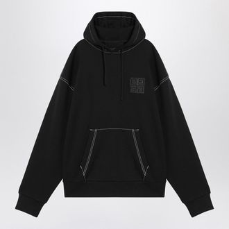 Givenchy 4 G Black Cotton Hoodie
