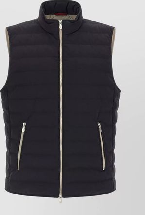 Brunello Cucinelli padded jackets with high collar and side zip pockets