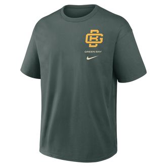 Nike Green Bay Packers Rivalries Collection Max90 Nike Mens NFL T-Shirt in Green | 04T633X7T-2JW