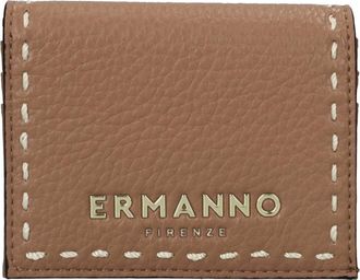 Ermanno Scervino Accessoires, Dames, Bruin, ONE Size, Leer, Compacte Portemonnee