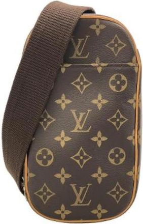 Louis Vuitton Pre-owned Monogram Shoulder Bag - Dames - Vintage Schoudertas - Bruin - ONE Size - Vintage