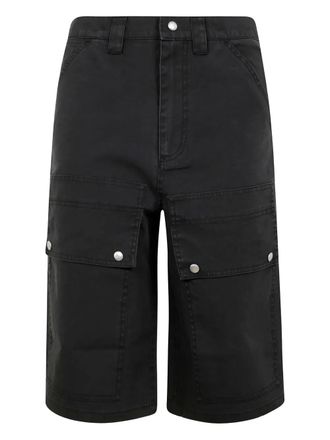 OAMC Peacemaker knee-length shorts - unisex - Cotton - L - Black
