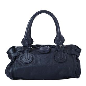 Chlo&eacute; Pre-owned Handbags, female, Black, Size: ONE SIZE Pre-owned Paddington Handbag