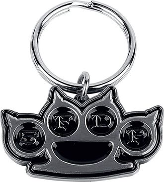 Five Finger Death Punch 5 Finger Death Punch Knuckles Band Logo Official New Keyring Key Chain