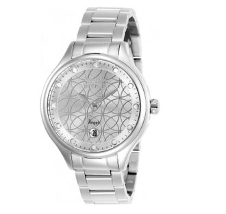 Invicta Womens Angel Quartz Watch In Silver
