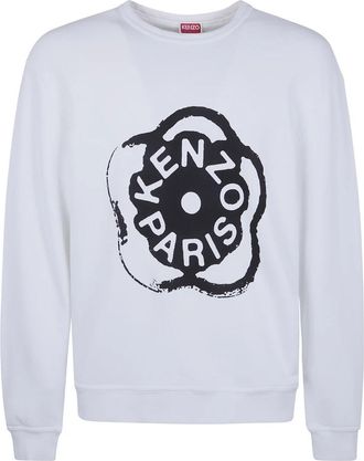 Kenzo Boke Flower 2.0 Classic Sweatshirt - Heren - Sweatshirts - Wit - S - Katoen - Hoodies & sweatvesten