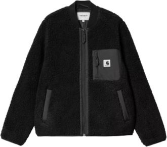 Carhartt Work in Progress Black Kandler Padded Nylon Ripstop Jacket
