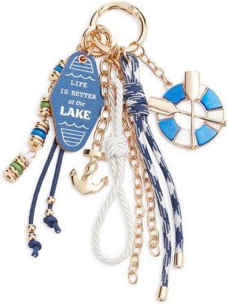 Chelsea28 Nautical Bag Charm in Blue Multi- Gold at Nordstrom