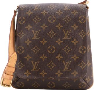 Louis Vuitton Brown Monogram Canvas Musette Salsa Pm (Authentic Pre-Loved)
