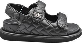 Kurt Geiger Quilted Black Flat Shoes With Minimalist Silhouette