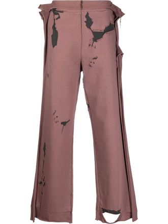 Diesel Trainingsbroek met elastische tailleband - Roze