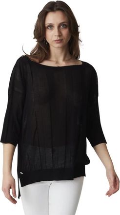 Manila Grace Stijlvol Overhemd - Dames - Blouses - Zwart - S - Overhemden