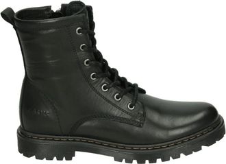Giga Schoenen, Dames, Zwart, 34 EU, Leer, G4465 Enkellaarsjes