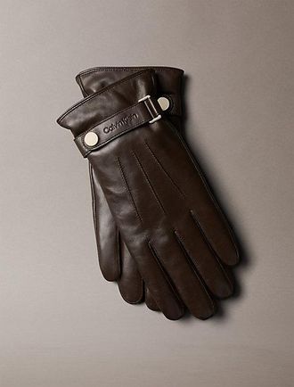 Calvin Klein Zachte nappaleren touchscreen handschoenen