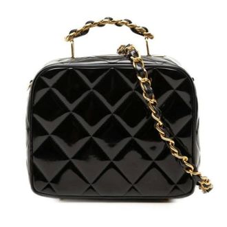 Chanel Pre-owned Vintage Schoudertas - Dames - Pre-owned - Zwart - Maat: ONE Size Leer