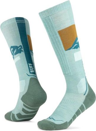 Buff Merino HW Over The Calf Skisocken - Unisex | t&uuml;rkis