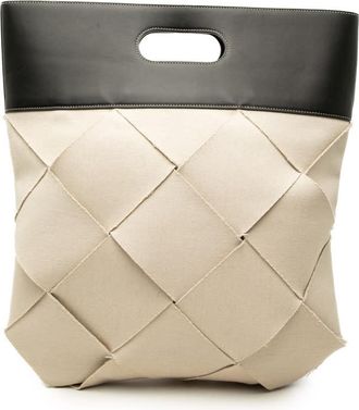 Bottega Veneta Pre-owned Bottega Veneta Medium Canvas Maxi Intrecciato Slip Tote Ladies IICUTU0XE57Y7OXL