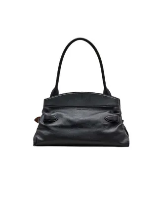 Marc Jacobs Smooth Leather Shoulder Bag - Black