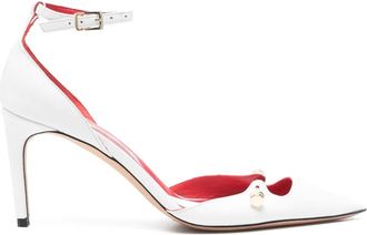 HARDOT Pumps in pelle 70mm - Bianco