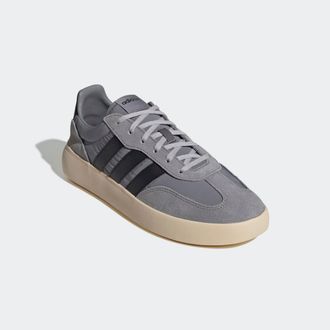 adidas Sneaker ADIDAS SPORTSWEAR BARREDA DECODE, Herren, Gr. 38,5, schwarz (grau three, core schwarz, grau two), Leder, Textil, Schuhe Sneaker, inspiriert vo