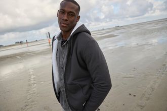 H.I.S Sweatjacke H.I.S, Herren, Gr. XXL (60/62), grau (anthrazit), Obermaterial: 60% Baumwolle, 40% Polyester. Futter: 100% Polyester, unifarben, normal, an