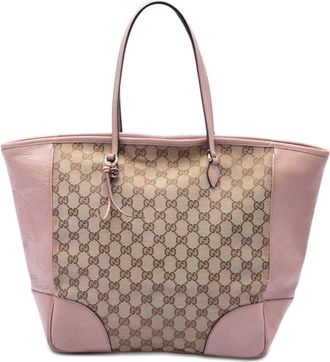 Gucci Pre-owned Gucci GG Canvas and Leather Bree Tote Ladies EYXN6FFKK4U8U0N7