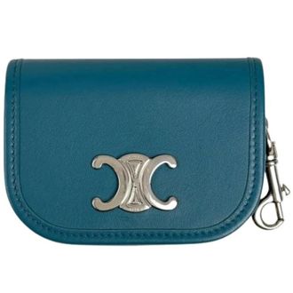 Celine Pre-owned Mini Bags, female, Blue, Size: ONE SIZE Pre-owned Business card case