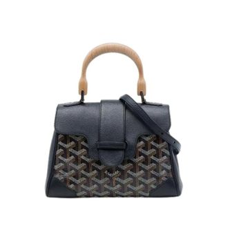 Goyard Pre-owned Mini Saigon - Dames - Pre-owned - Zwart - Maat: ONE Size Leer