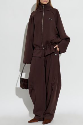 Rotate Pleated Trousers, Womens, Brown