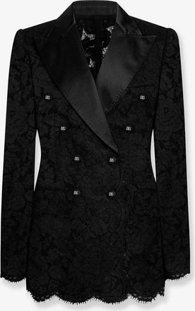 Dolce & Gabbana Blazer doppiopetto in pizzo - DOLCE & GABBANA - gender_Woman
