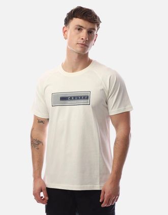 Cruyff Mens Fusion T-Shirt - Cream - Size: 40