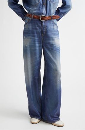 Golden Goose Journey Peggy Boyfriend Jeans in Blue at Nordstrom, Size 0 Us